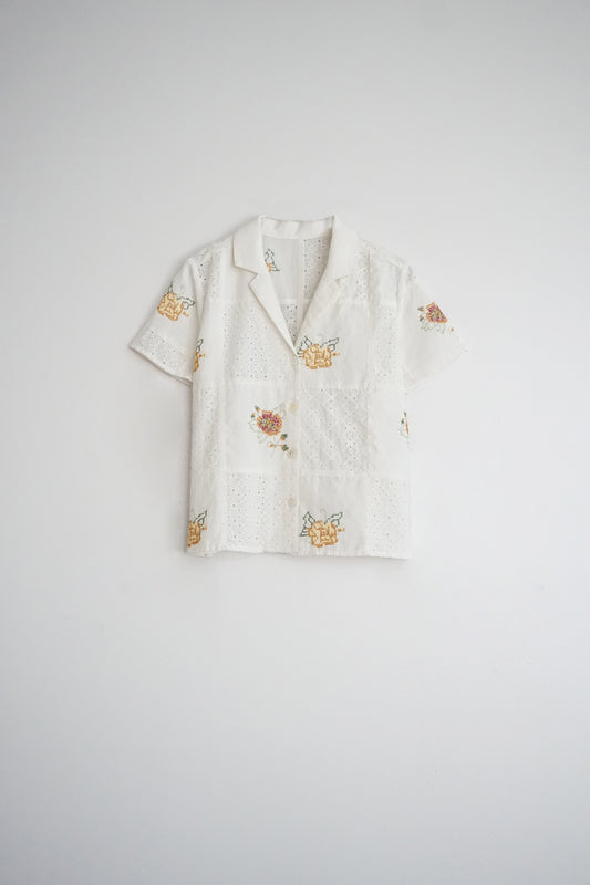 [CL] EMBROIDERED PATCH SHIRT