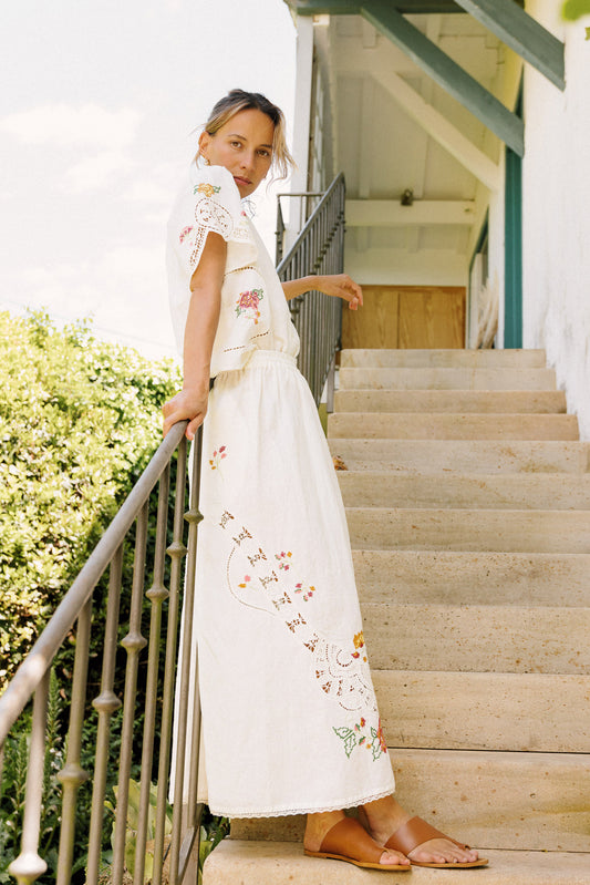 CROSS-STITCH SKIRT