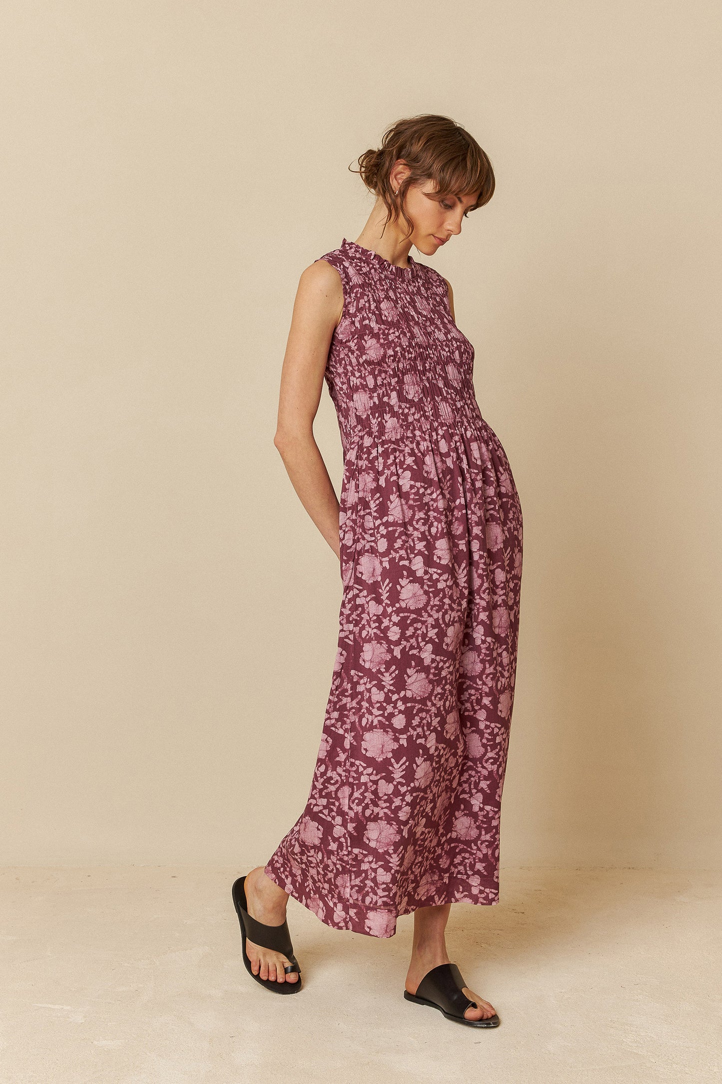 ELASTIC MAXI DRESS