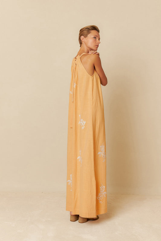 HALTER COLLAR DRESS