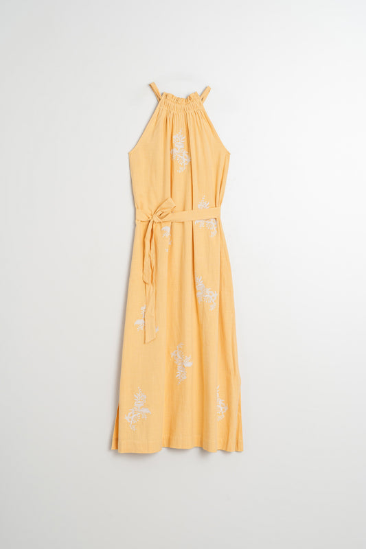 HALTER COLLAR DRESS