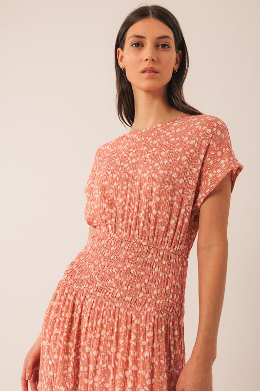 PETAL PRINT DRESS