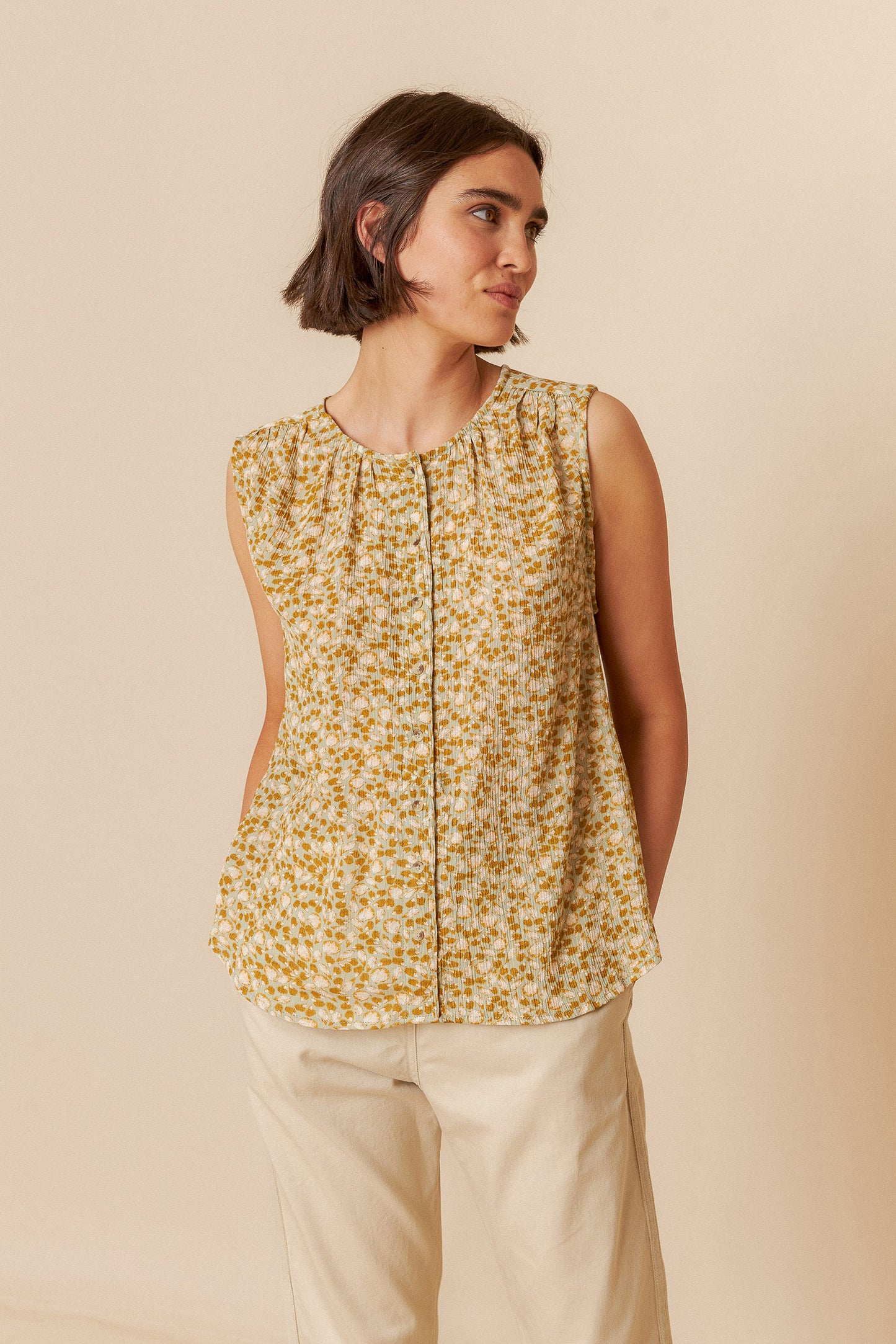 [CL] VISCOSE CREPE SHIRT