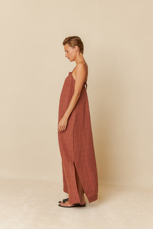 MIDI STRAP DRESS