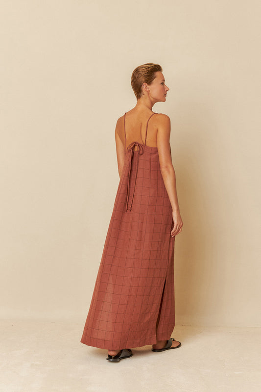 MIDI STRAP DRESS