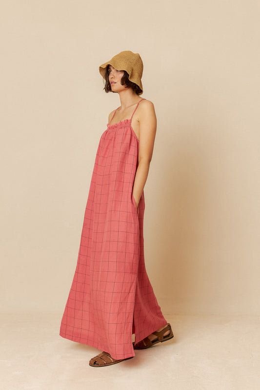 MIDI STRAP DRESS