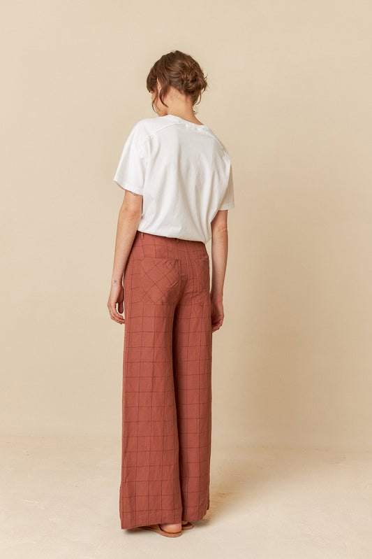 WINDOWPANE CHECK PANTS
