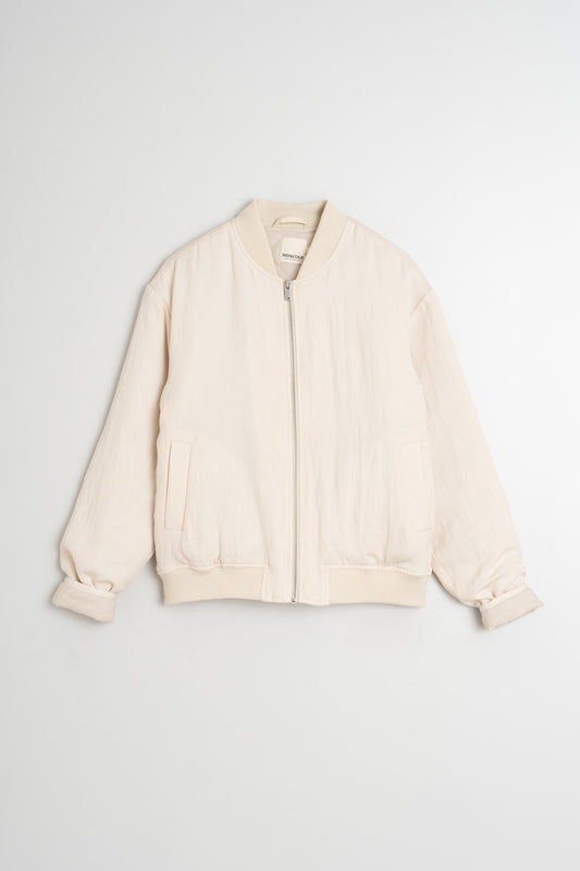 SATIN BOMBER JACKET