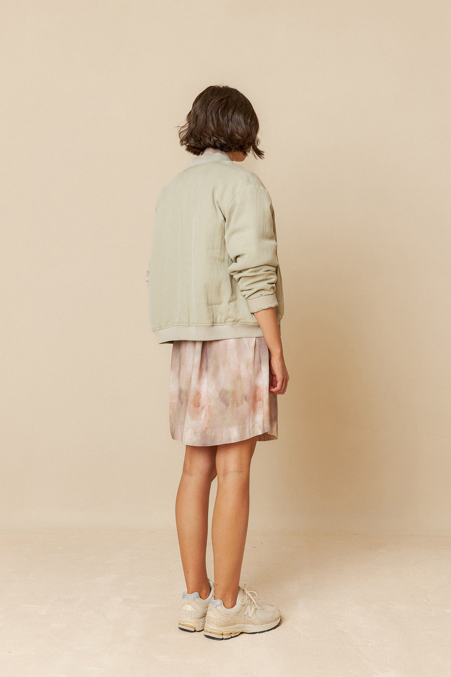 SATIN BOMBER JACKET