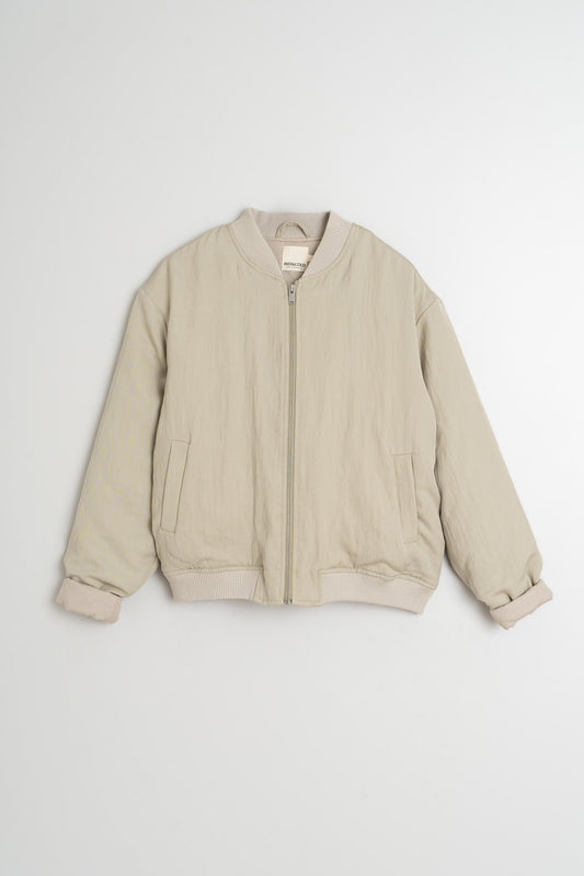 SATIN BOMBER JACKET