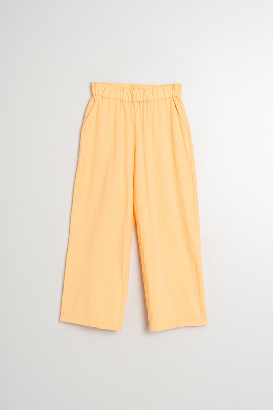 POPLIN CROP PANTS