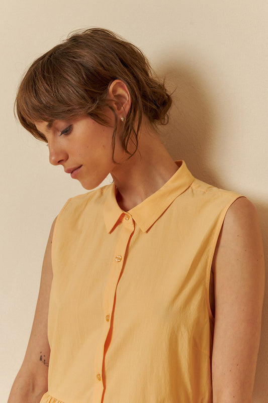 POPLIN SHIRT DRESS