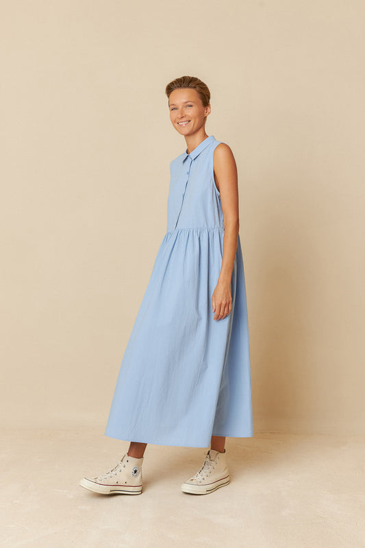 POPLIN SHIRT DRESS