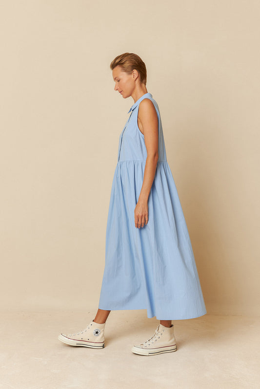 POPLIN SHIRT DRESS