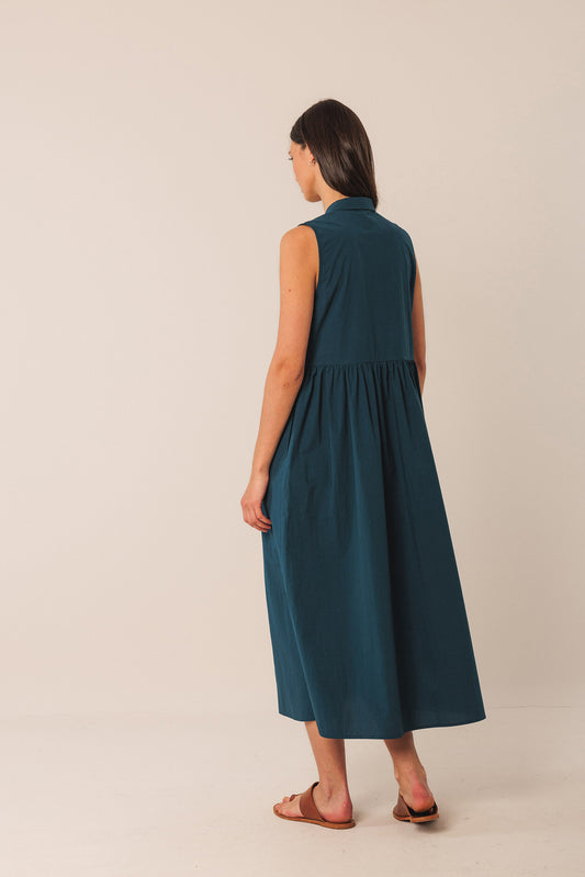 POPLIN SHIRT DRESS