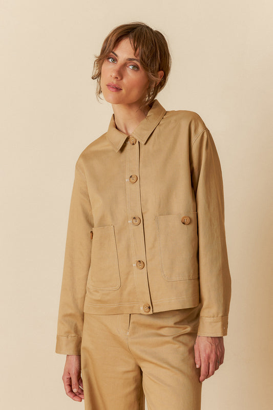STRUCTURED TWILL JACKET