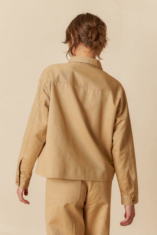 STRUCTURED TWILL JACKET