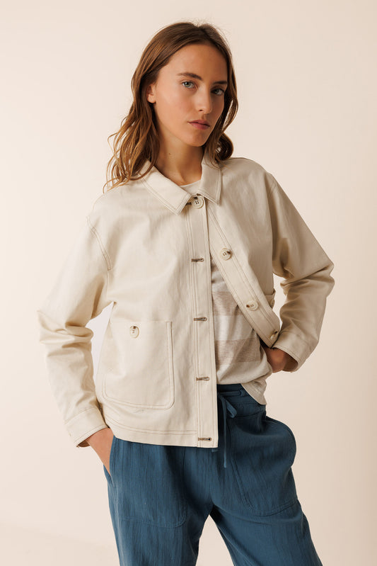 STRUCTURED TWILL JACKET