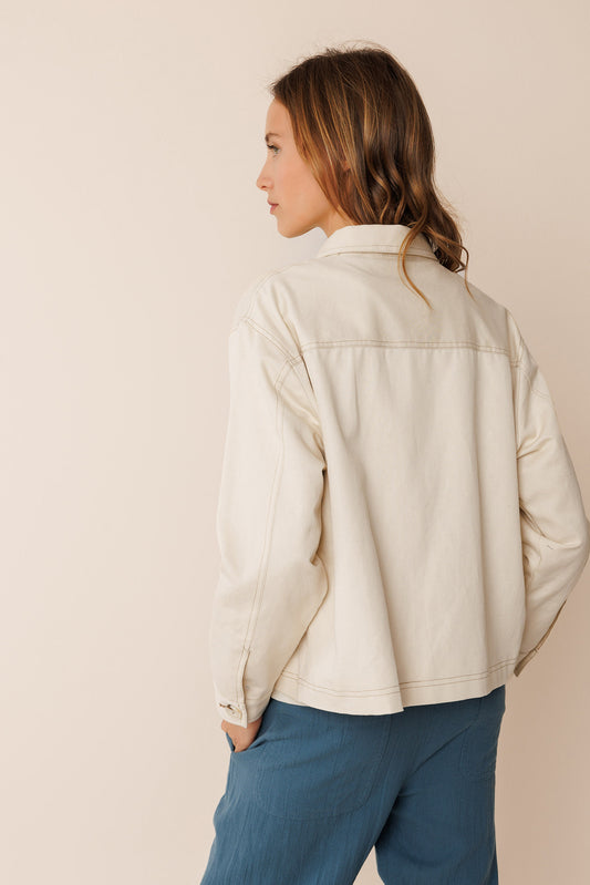 STRUCTURED TWILL JACKET