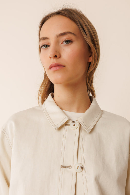 STRUCTURED TWILL JACKET