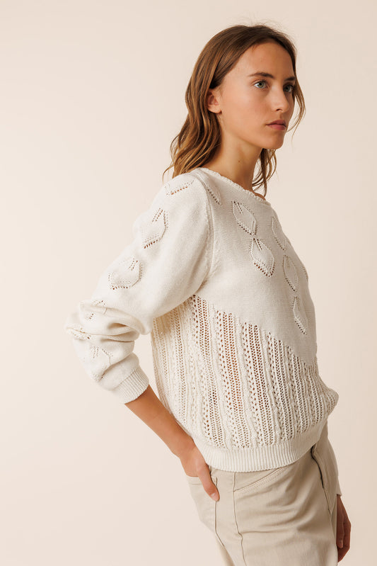[CL] CROCHET EFFECT SWEATER
