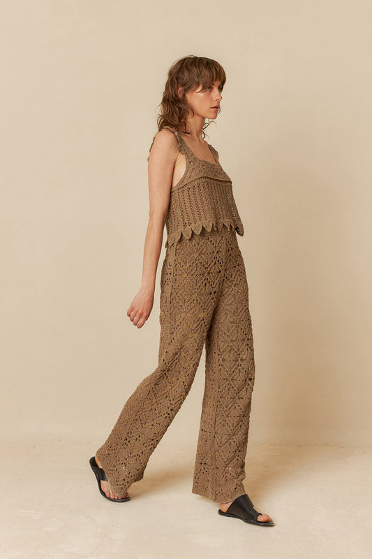 CROCHET CULOTTE PANTS