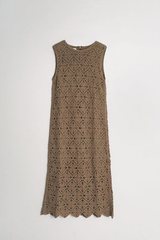 CROCHET MIDI DRESS