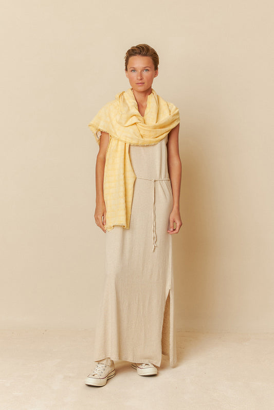 FRAYED-EDGE SCARF