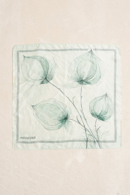 [CL] BLUE FORAL SCARF