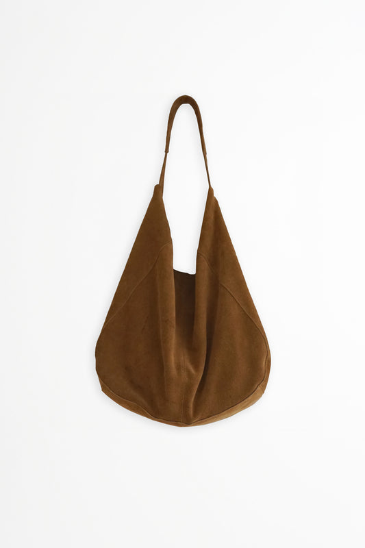 SPLIT LEATHER TOTE BAG