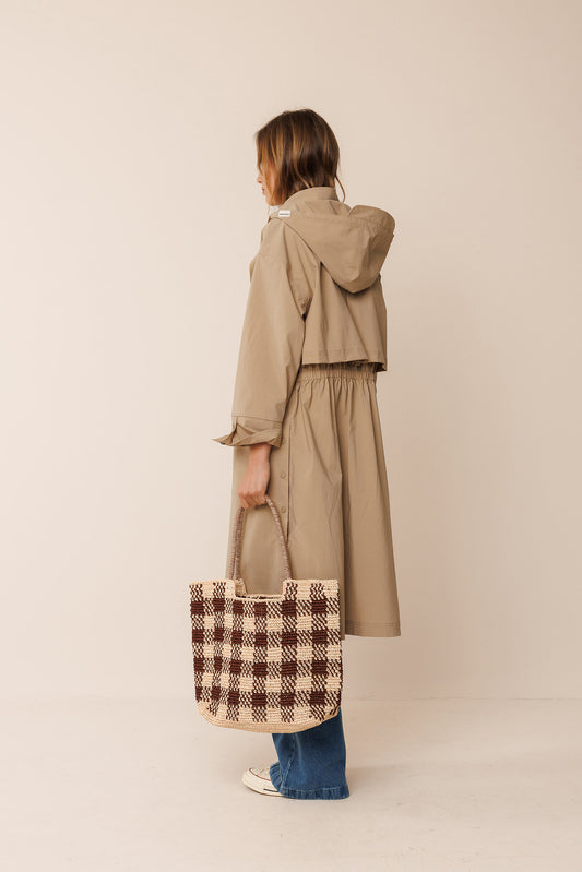 RAFFIA SHOPPER BAG