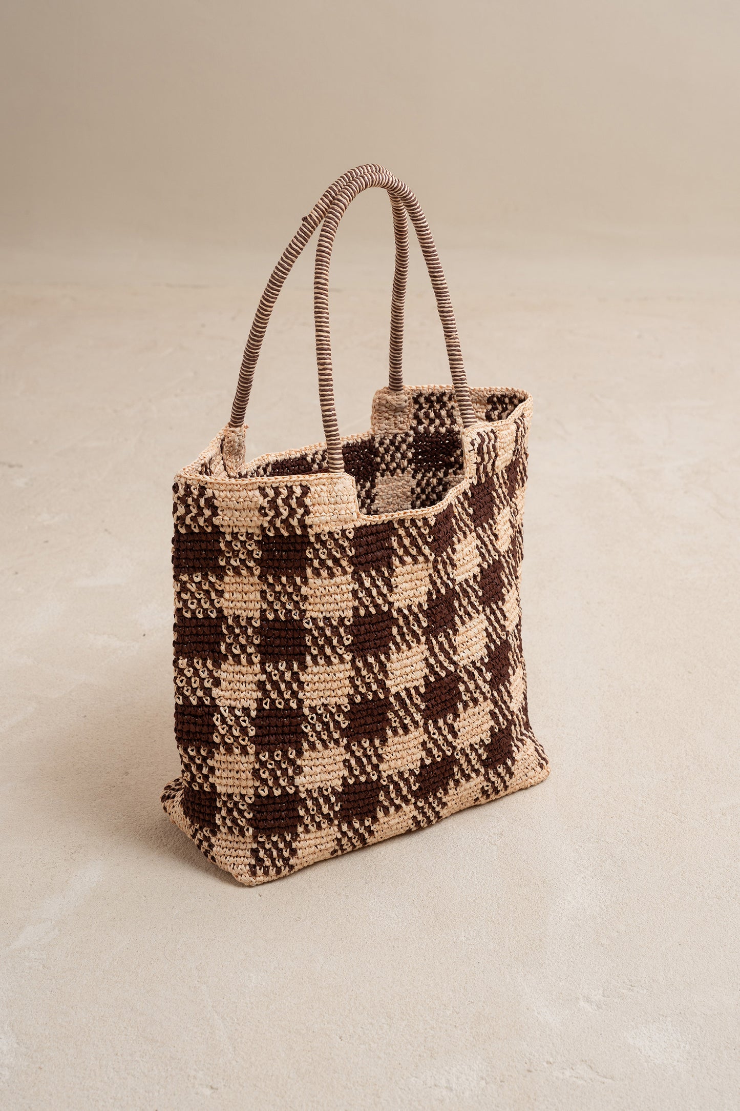 RAFFIA SHOPPER BAG