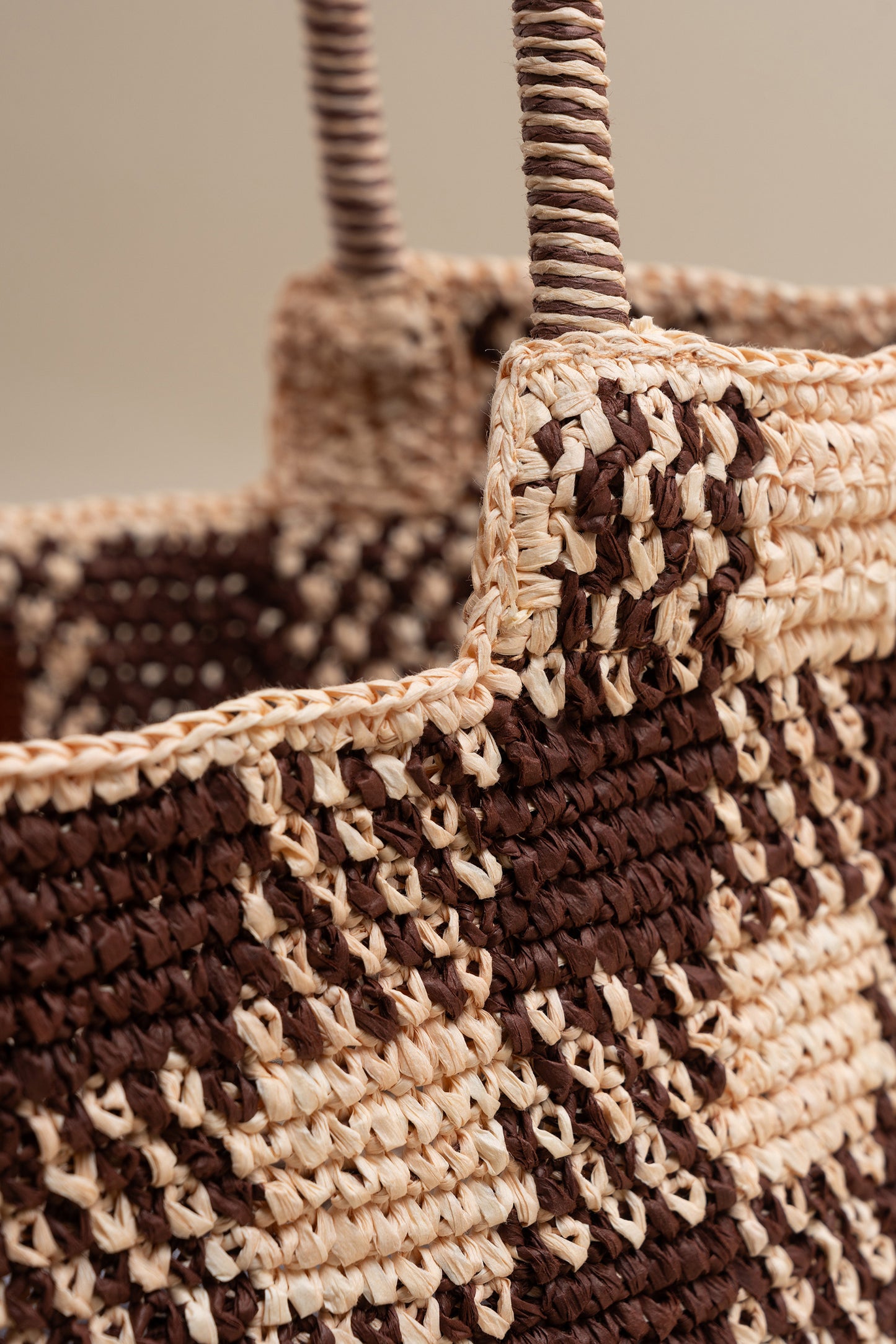 RAFFIA SHOPPER BAG