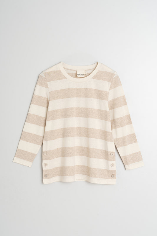 COTTON STRIPED T-SHIRT