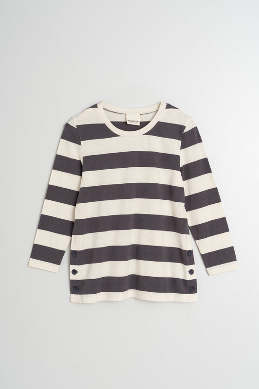 COTTON STRIPED T-SHIRT