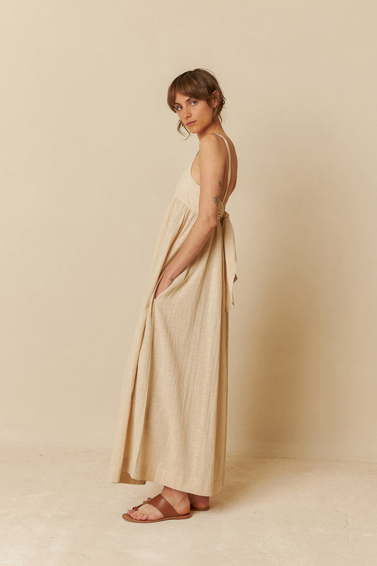 MAXI DRESS WITH STRAPS