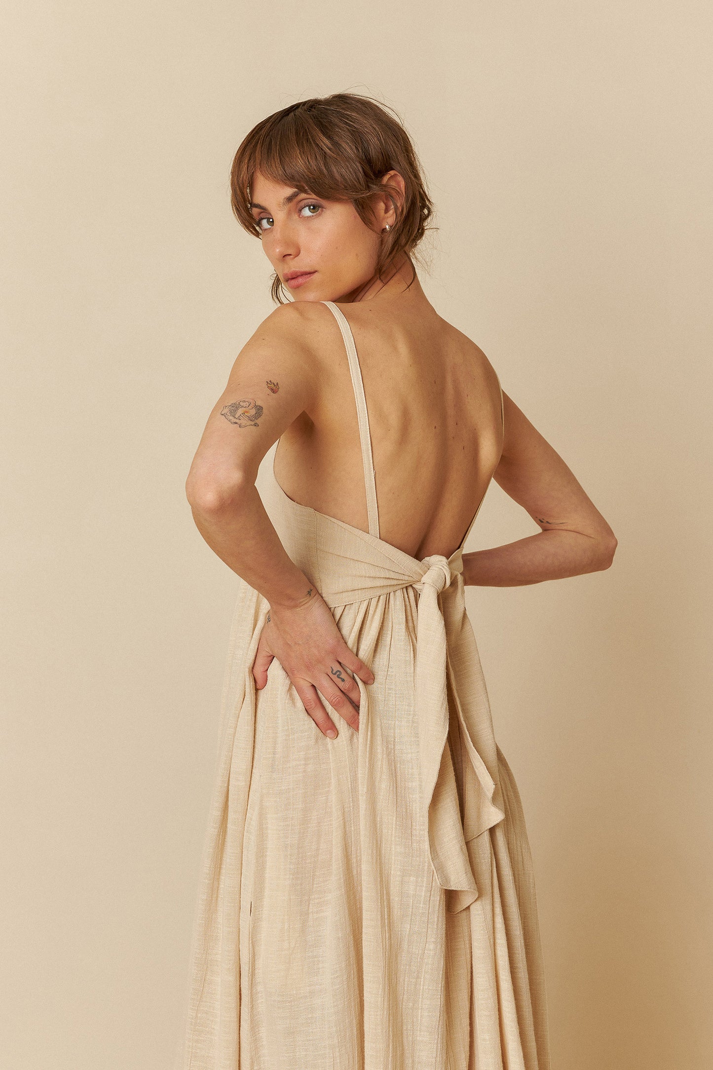 MAXI DRESS WITH STRAPS