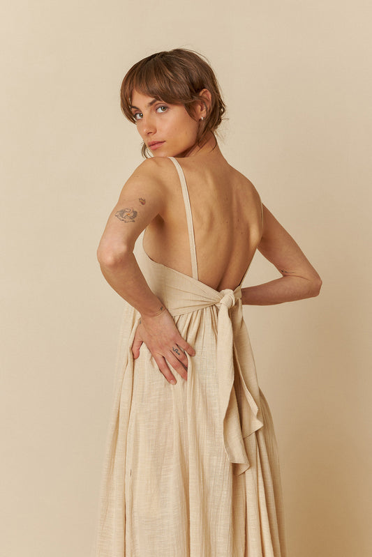 MAXI DRESS WITH STRAPS