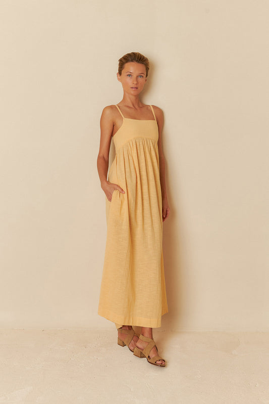 MAXI DRESS WITH STRAPS
