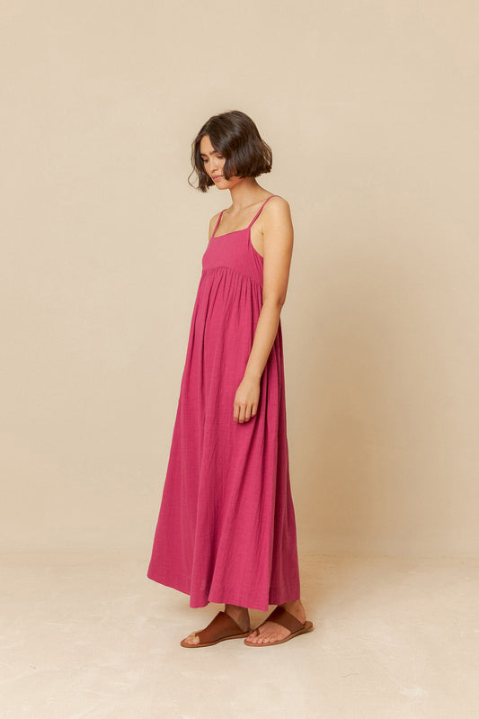 MAXI DRESS WITH STRAPS