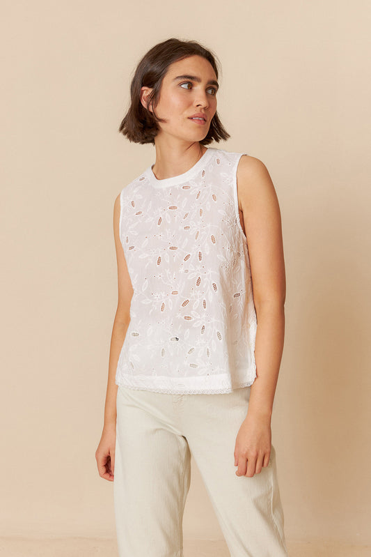LACE COMBINED T-SHIRT