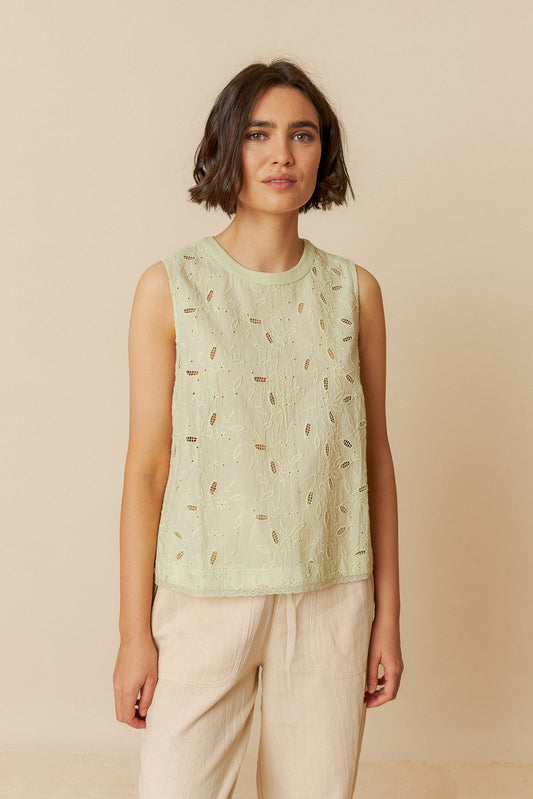 LACE COMBINED T-SHIRT