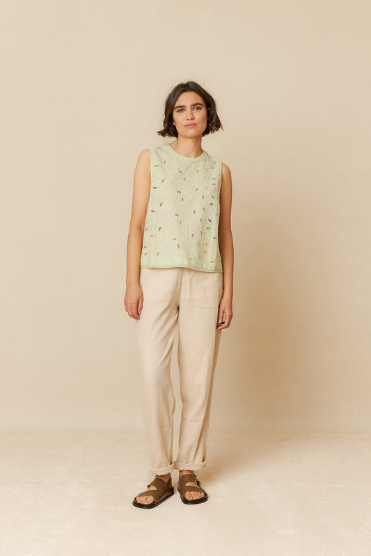 LACE COMBINED T-SHIRT