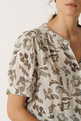 MAXI FLOWER SHIRT