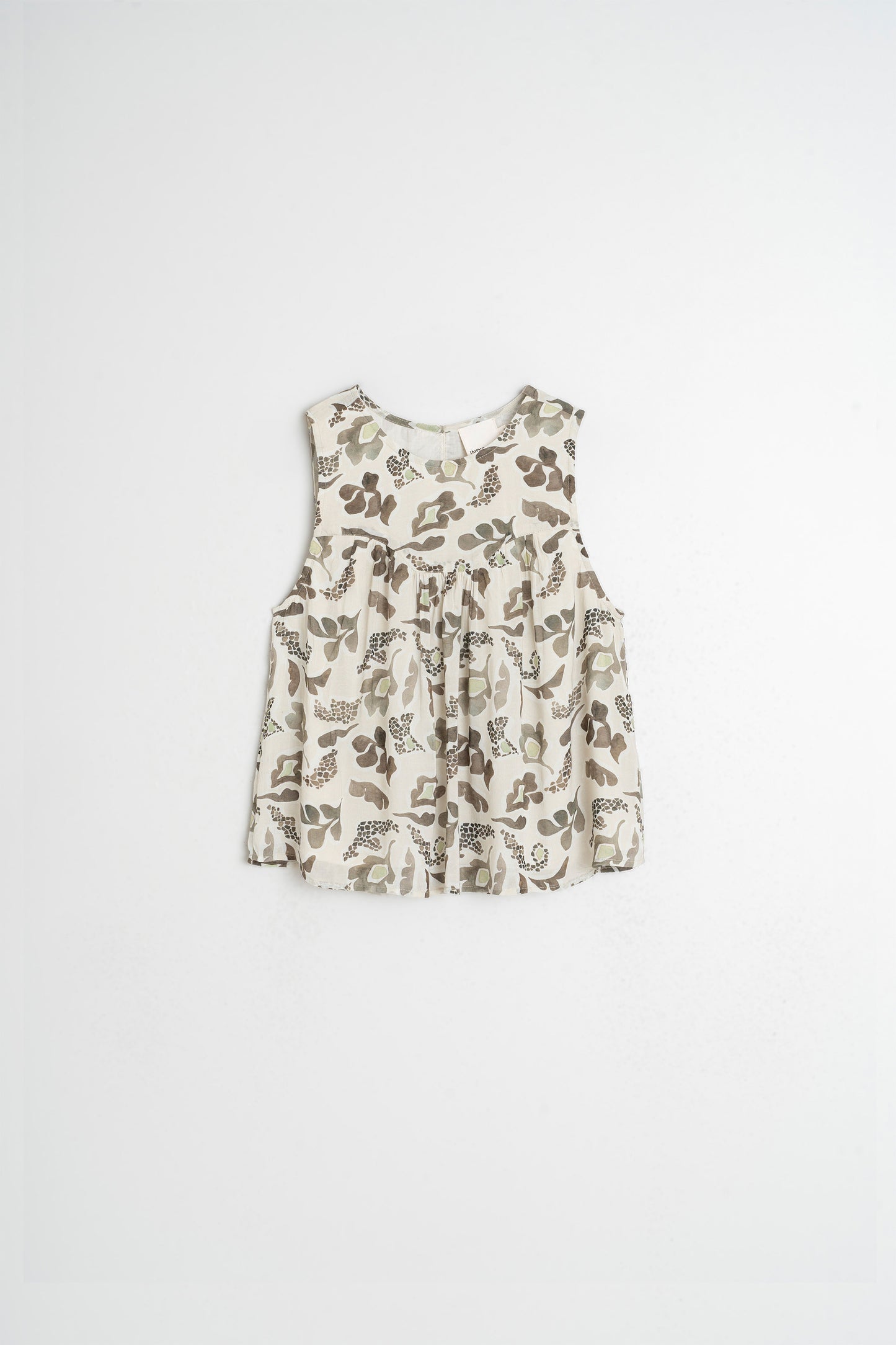 SLEEVELESS FLOWER TOP