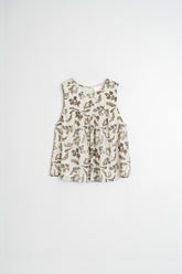 SLEEVELESS FLOWER TOP