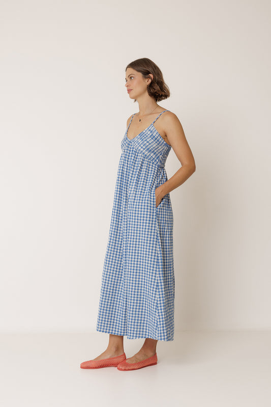 STRAPPY GINGHAM DRESS 3