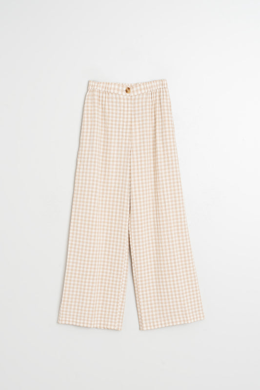 ELASTIC GINGHAM PANT 6