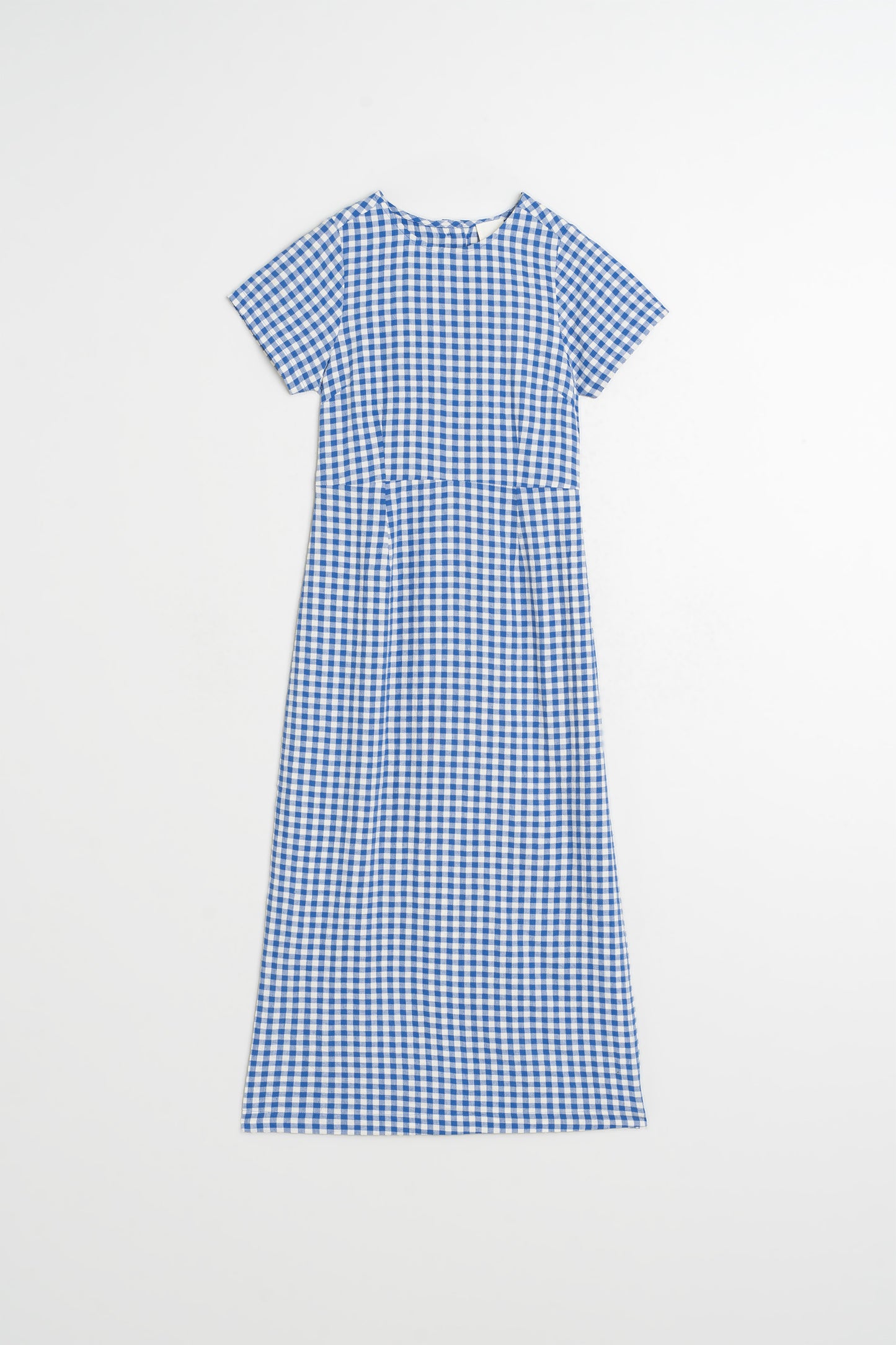LONG GINGHAM DRESS