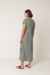 LONG GINGHAM DRESS